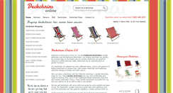 Desktop Screenshot of deckchairsuk.co.uk