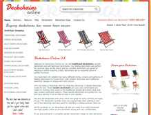 Tablet Screenshot of deckchairsuk.co.uk